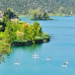 Падлбординг на Бачинских озерах, Хорватия