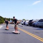 Уличный сап-серфинг: Лэнд педлинг